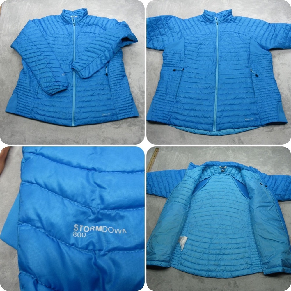 Eddie Bauer Vibrant Blue StormDown Puffer Jacket